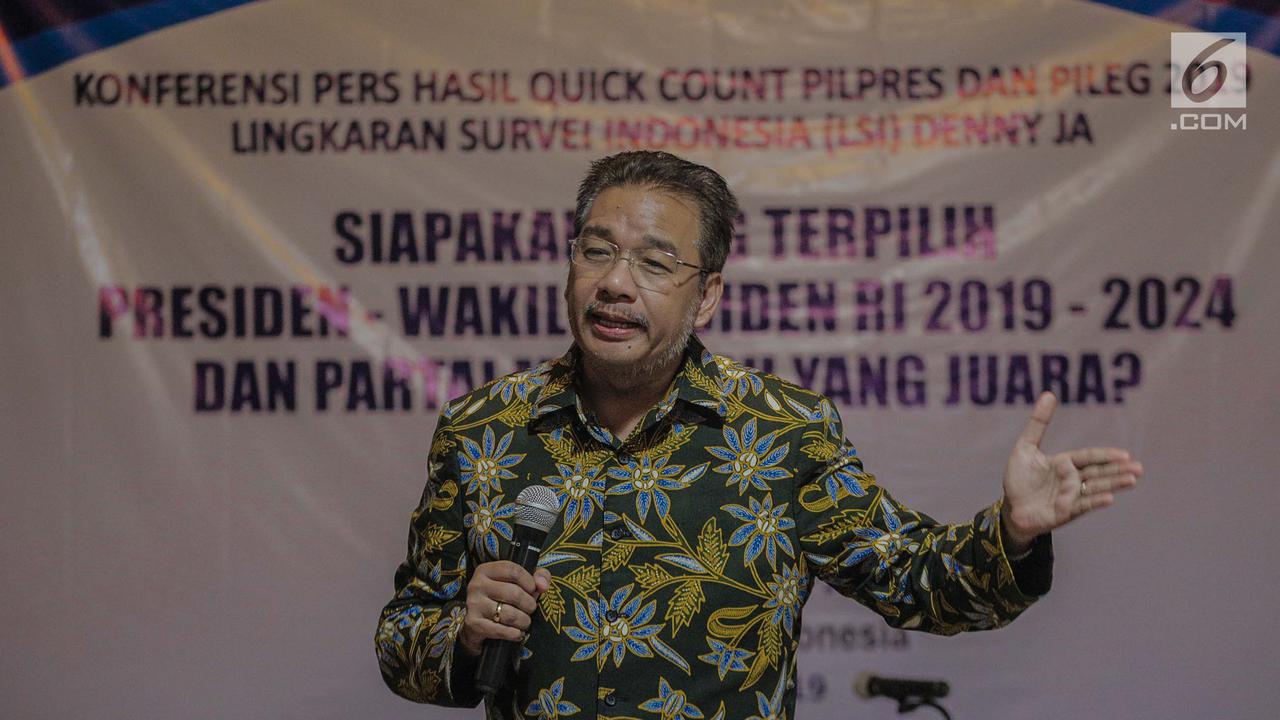 Quick Count LSI, Jokowi-Maruf Unggul