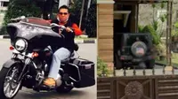 Mirip Mario Dandy, Keluarga AKBP Achiruddin Hasibuan Punya Motor Harlet Davidson dan Ada Jeep Rubicon di Garasi Rumahnya.&nbsp; foto: twitter @p4c3n0g3&nbsp;