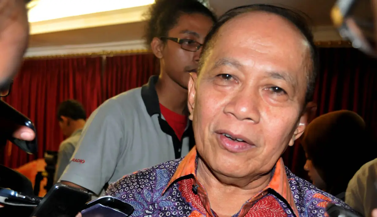 Ketua Harian Partai Demokrat Syarief Hasa, saat ditemui di rumah dinasnya. Jakarta,  Rabu (28/5/14) (Liputan6.com/Johan Tallo)