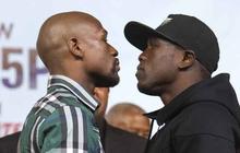 Ronde keempat, Berto mulai agresif bikin Mayweather terpojok