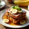 Resep French Toast Banana Lembut untuk Sarapan Praktis