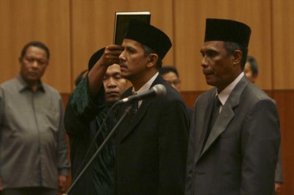 Anggito Abimanyu resmi jadi Dirjen Haji dan Umroh