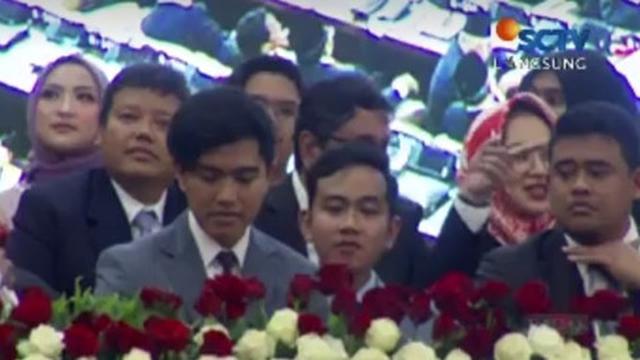 5 Momen Keluarga Jokowi Hadiri Pelantikan Presiden dan Wakil Presiden di Gedung MPR