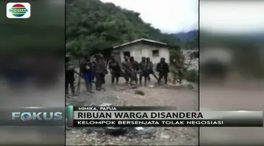 Kelompok bersenjata yang menyandera warga Tembagapura, Papua, menolak berunding dengan TNI-Polri.