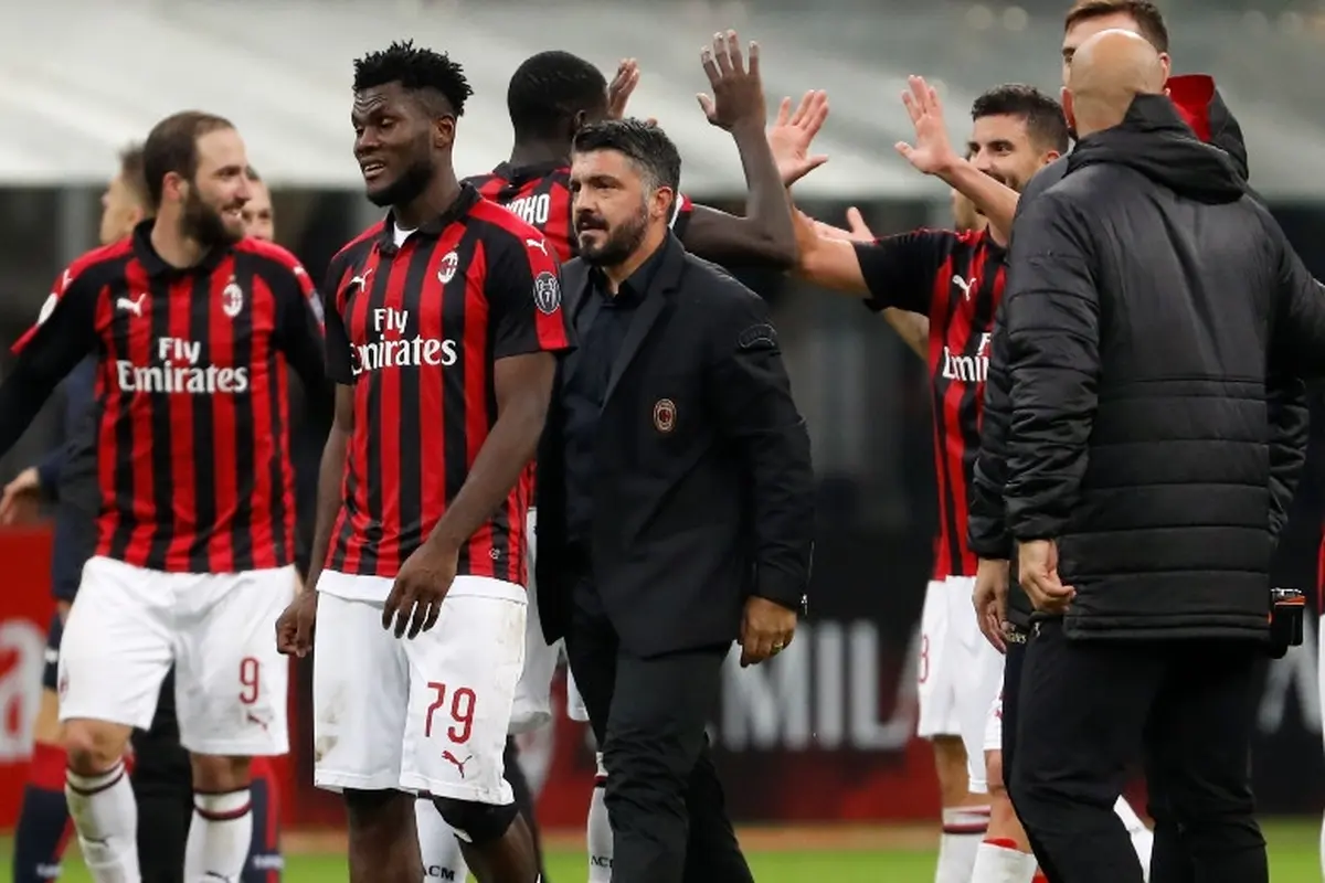 Pelatih AC Milan, Gennaro Gattuso.