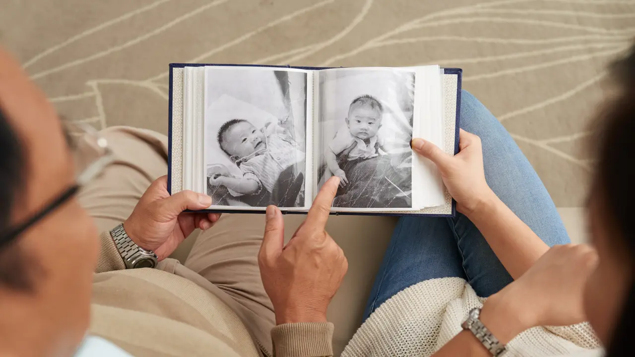 surat ayah dan foto album