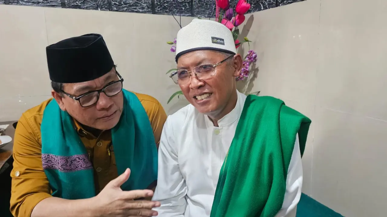 Adik kelas Jokowi, Utama Priyadi, mengaku bersyukur dapat kembali berjumpa setelah sekian lama. (Liputan6.com/Dok. Istimewa).