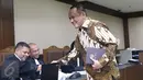 Mantan Sekretaris MA Nurhadi usai menjalani sidang kasus suap Panitera PN Jakpus di Pengadilan Tipikor, Jakarta, Rabu (26/10).  Nurhadi menjadi saksi terdakwa Edy Nasution. (Liputan6.com/Helmi Afanadi)