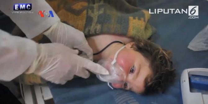 Presiden Donald Trump Kutuk Serangan Senjata Kimia di Suriah