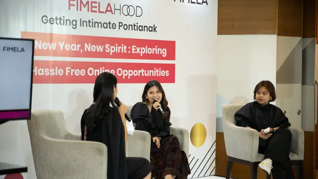 Sesi sharing inspiratif bersama Tini dan Randu Zulmi.