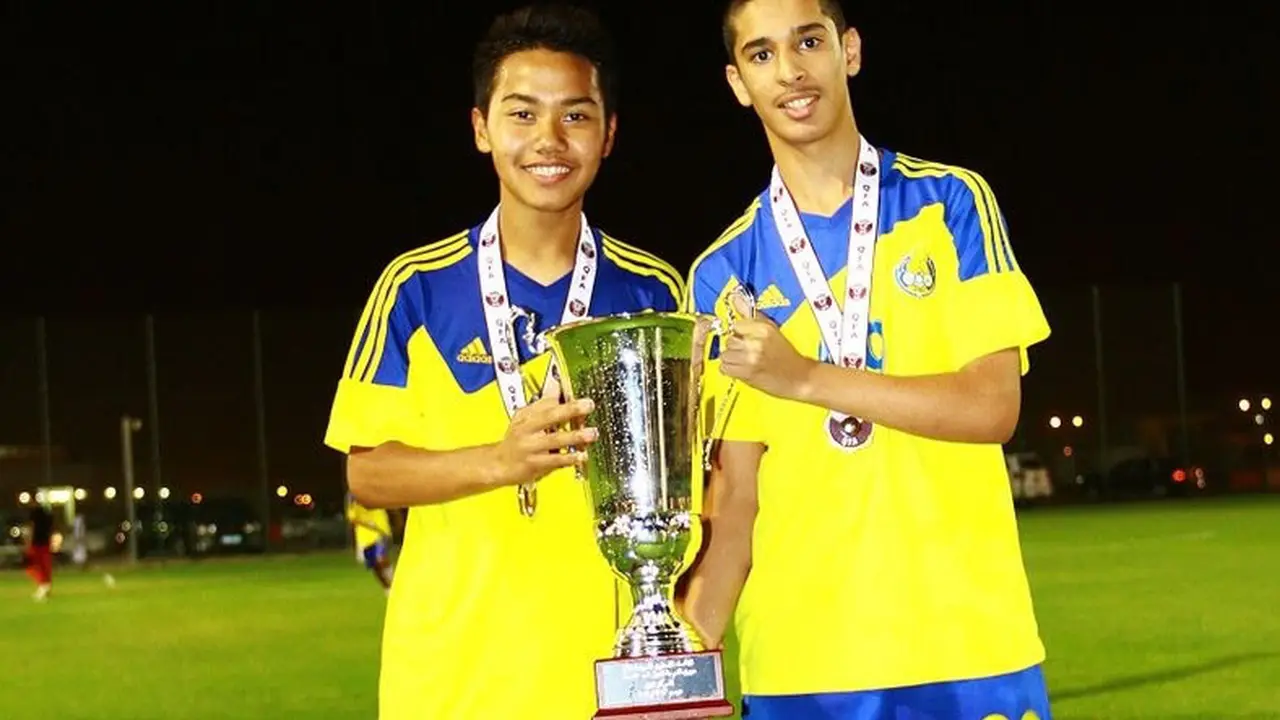 Andri Syahputra (kiri) saat membela Al Gharafa (dokumen pribadi) 