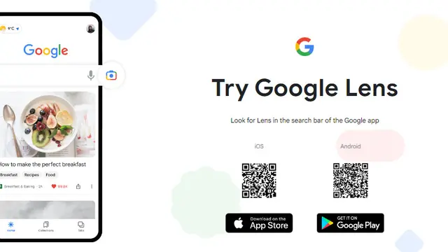 Screenshot Website Google Lens