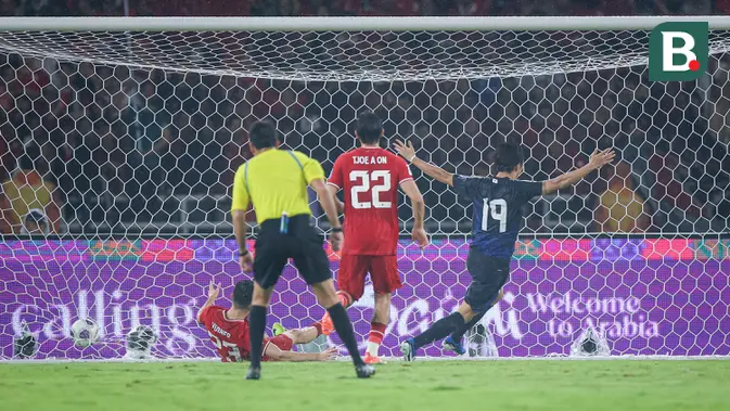 Timnas Garuda Terjungkal, Jepang Berpesta Empat Gol