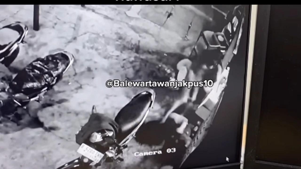 Viral Preman Keroyok Pedagang Sate di Rawasari Jakpus, Aksinya Terekam CCTV