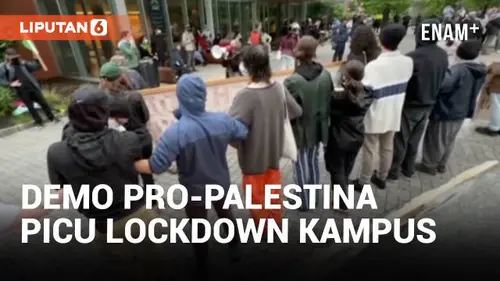 VIDEO: Aksi Pro-Palestina Mahasiswa di Amerika Berlanjut, Kampus Lockdown