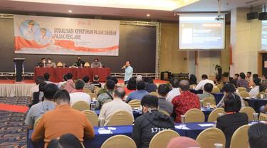 Bapenda Makassar ajak pengusaha patuh bayar pajak (Liputan6.com/Ahmad Yusran)