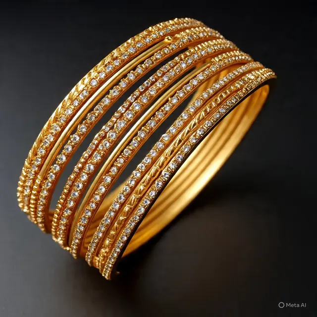 Gelang Emas 24 Karat Keroncong
