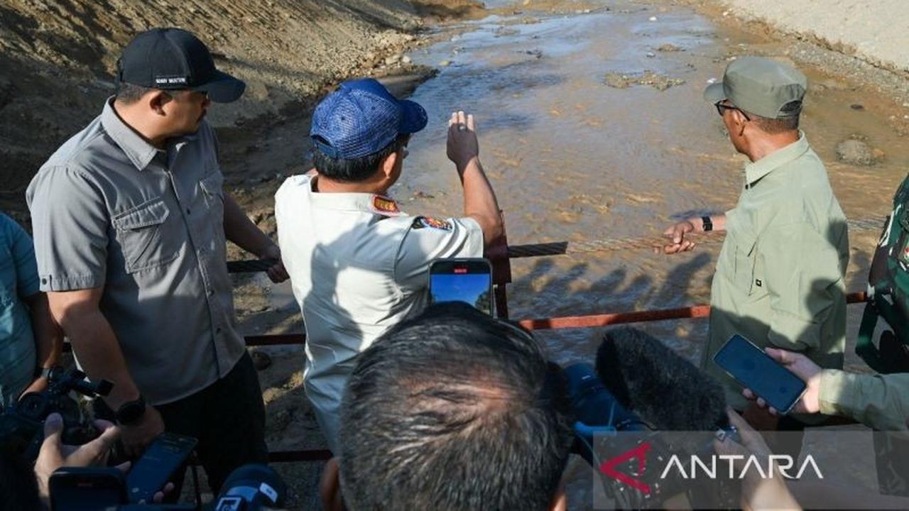 Mendagri Puji Inovasi Normalisasi Sungai Hutanabolon Tapanuli Tengah, Sedimen Jadi Tanggul