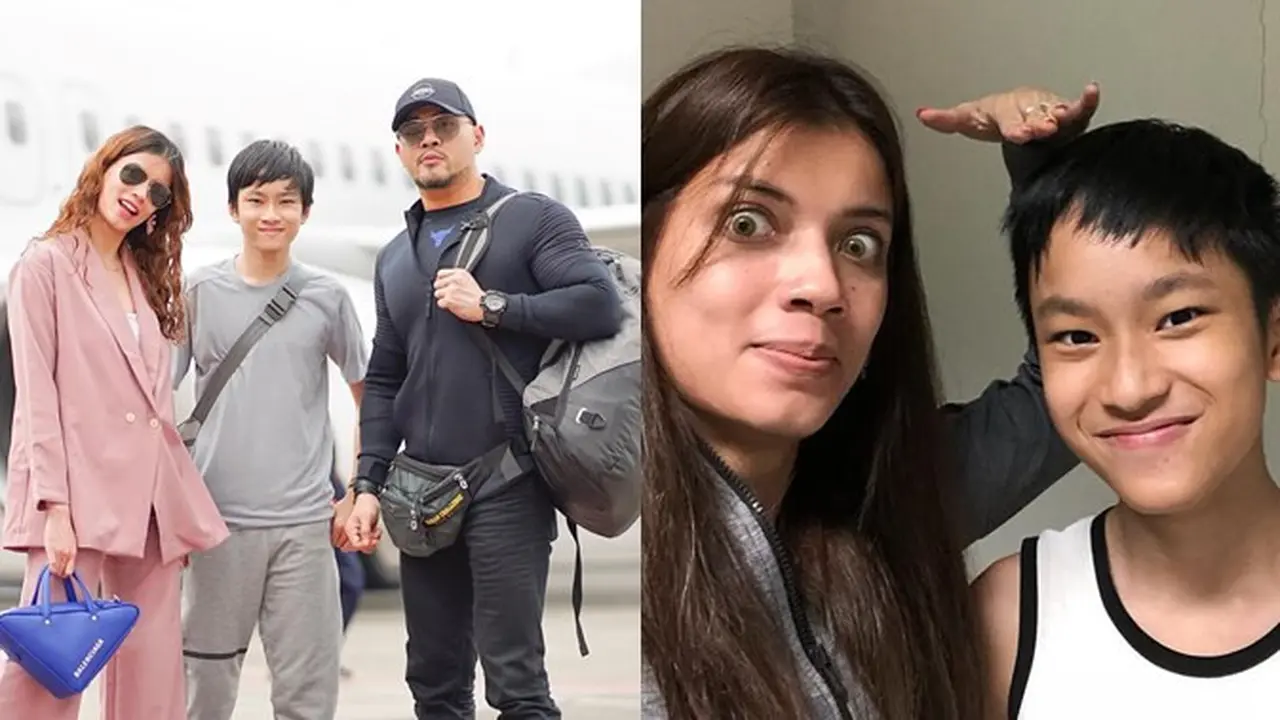 7 Potret Kedekatan Putra Deddy Corbuzier dan Calon Ibu Sambungnya