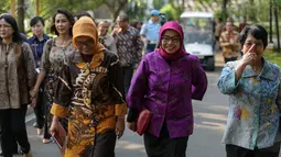 Pansel KPK saat tiba di Istana Negara, Jakarta, Jakarta, Senin (25/5/2015). Ini kali pertama Pansel menghadap Presiden usai diumumkan 20 Mei lalu. (Liputan6.com/Faizal Fanani)