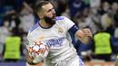 Rekan Valverde di Real Madrid, Karim Benzema juga memiliki nilai klausul pelepasan tertinggi di Liga Spanyol, yaitu  1 miliar euro. Benzema masih menjadi mesin gol andalan Los Blancos. (AFP/Javier Soriano)
