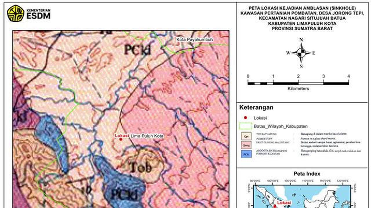 Terungkap, Penyebab Kemunculan Lubang Raksasa di Sumbar Ternyata Tidak Tiba-Tiba Terjadi