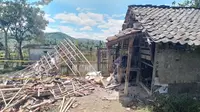 Peristiwa ledakan di Kabupaten Sukabumi.
