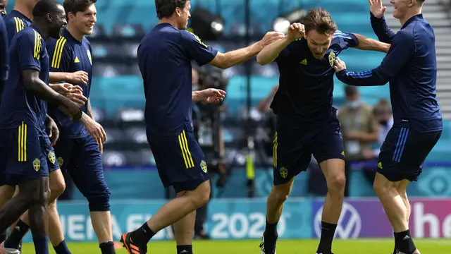 Swedia Siap Kalahkan Ukraina di Babak 16 Besar Euro 2020