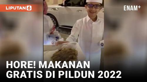 VIDEO: Asyik Nih! Makanan Gratis untuk Fans Piala Dunia Qatar