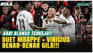 Kylian Mbappe tampil sensasional saat Real Madrid menang 3-0 atas Athletic Bilbao di San Mames. Xabi Alonso menjelaskan mengapa ia memuji performa Mbappe sekaligus menyoroti kerja sama sang bintang dengan Vinicius Junior.
