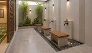 6 Model Tempat Wudhu dengan Atap Kaca agar Terang di Siang Hari, Minimalis dan Nyaman