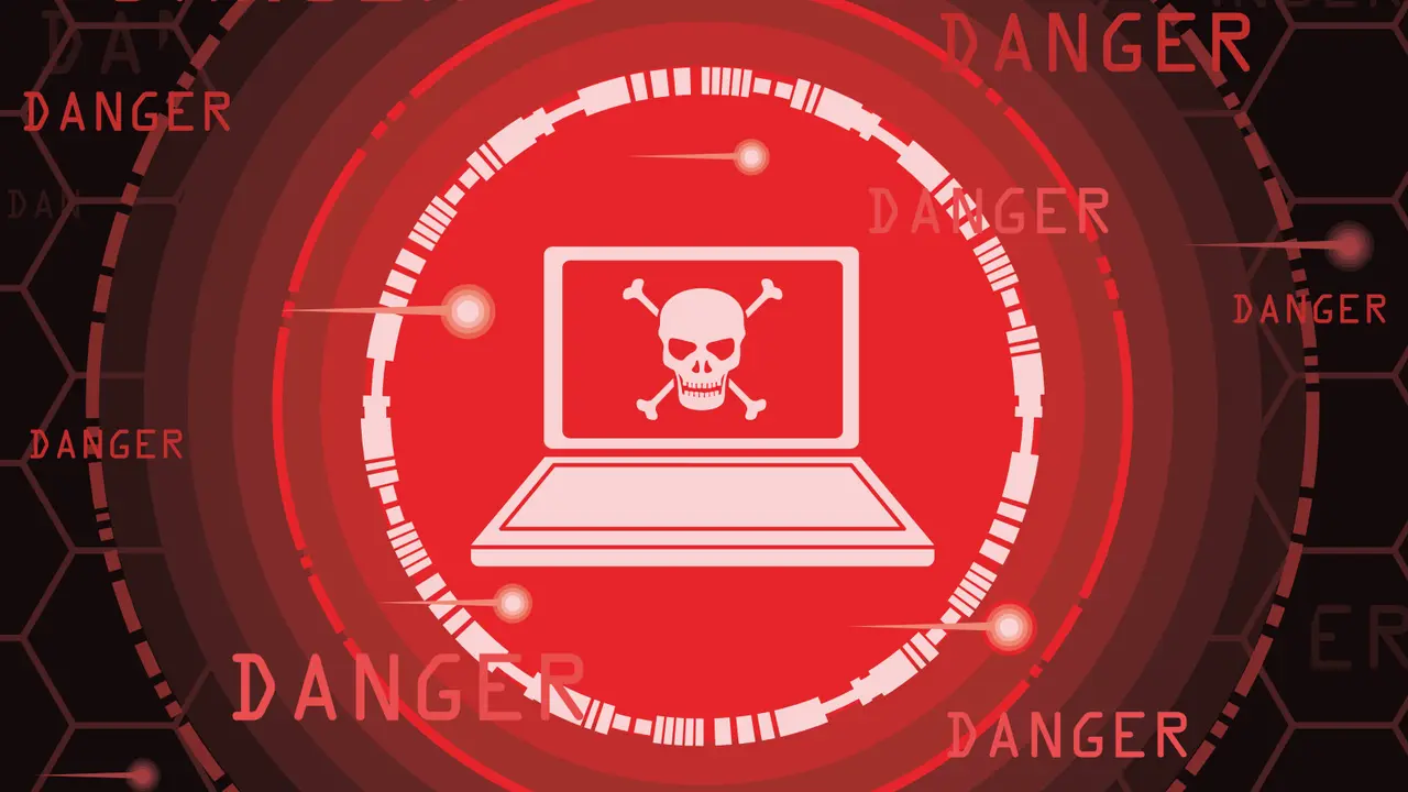 Ilustrasi virus komputer