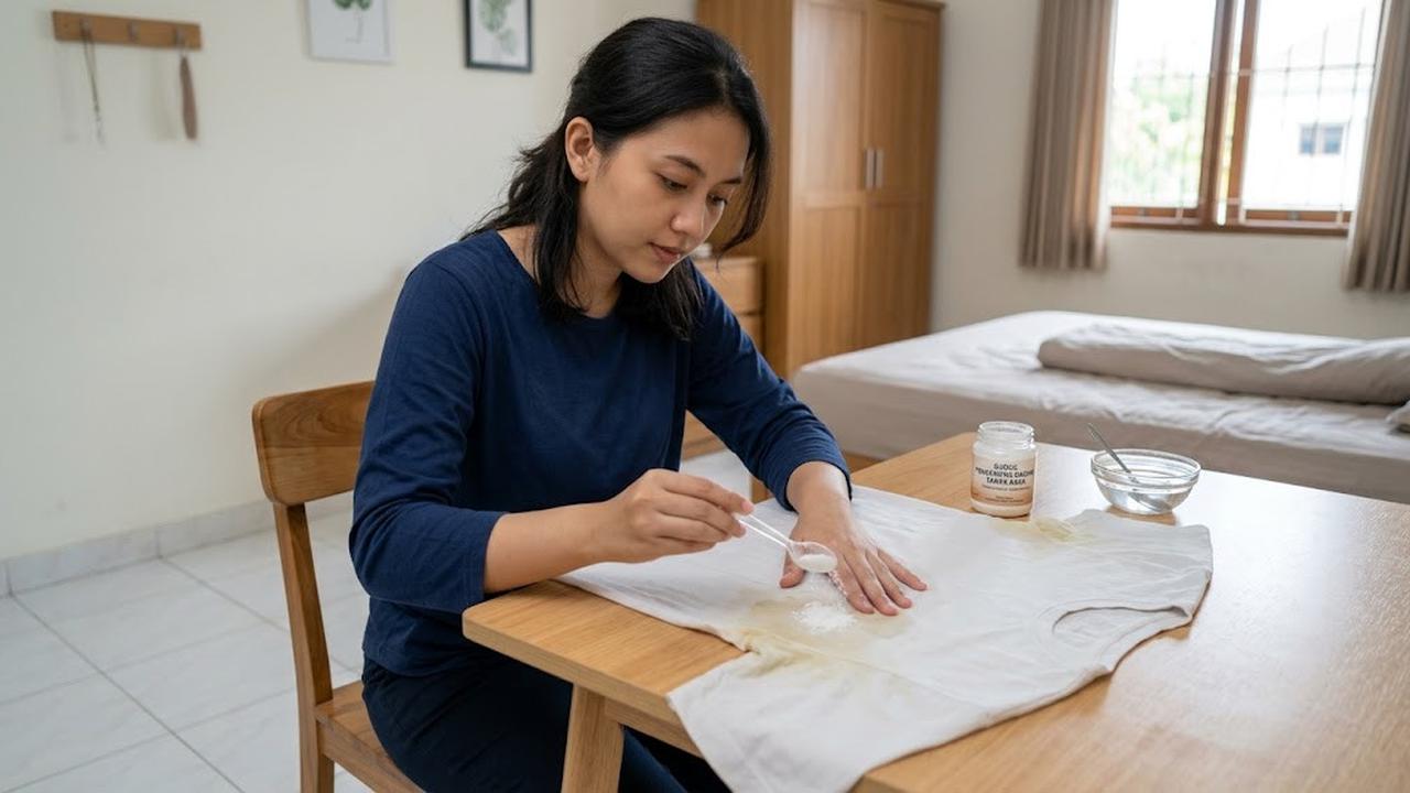 Cara Menghilangkan Noda Deodorant di Baju