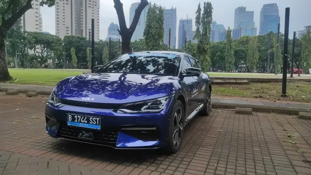 Nyobain Kia EV6 GT-Line, Menikmati Mobil Listrik Buas Korea Selatan (Arief A/Liputan6.com)