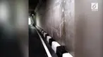 Underpass bandara Soekarno Hatta mengalami rembes air yang cukup deras.