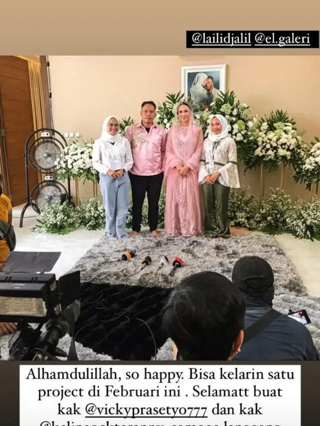 Segera Menikah, Ini 6 Momen Pengajian Vicky Prasetyo dan Kalina Ocktaranny