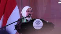 Menteri Ketenagakerjaan Republik Indonesia, Ida Fauziyah saat meresmikan Satuan Pelayanan Pelatihan Vokasi dan Produktivitas Batam, Rabu (10/7)/Istimewa.