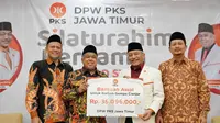 Spontan, Presiden dan Kader PKS Jatim Kumpulkan Donasi Rp50 Juta untuk Gempa Cianjur