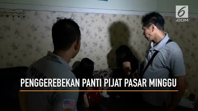Tempat prostitusi berkedok gerai pijat di Pasar Minggu, Jakarta Selatan digerebek Tim Eagle One, Polres Jakarta Selatan. Empat wanita yang berprofesi sebagai terapis dan pemilik panti pijat dibekuk polisi.