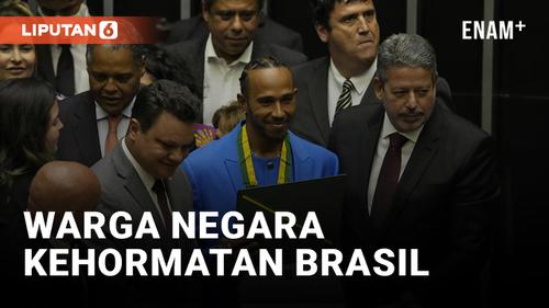 VIDEO: Lewis Hamilton Diangkat Jadi Warga Negara Kehormatan Brasil