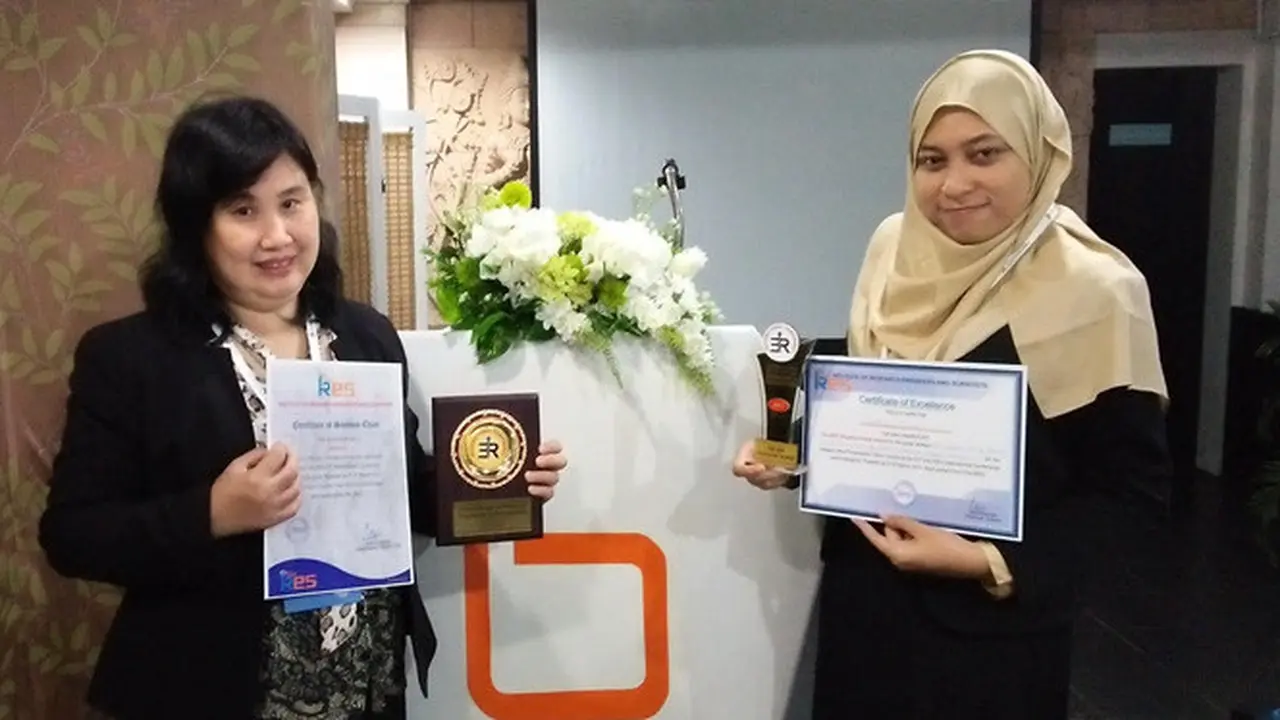 Anastasia Raih Excellent Award di ICESS Bangkok