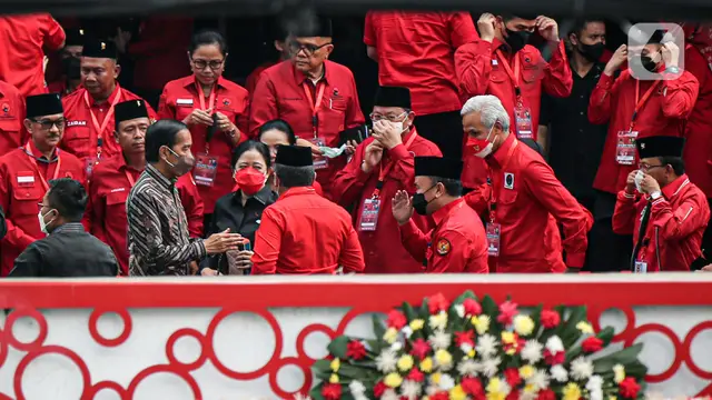 FOTO: Keakraban Presiden Jokowi dengan Para Kader PDIP