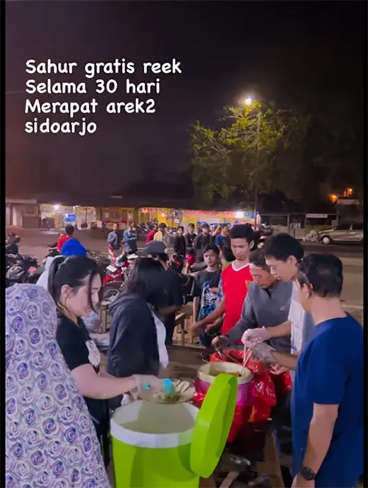 Bahkan, dalam keterangan video singkat yang diunggah sang suami, kegiatan sosial itu akan dilaksanakan selama 30 hari. [Instagram/chevra_yo88]