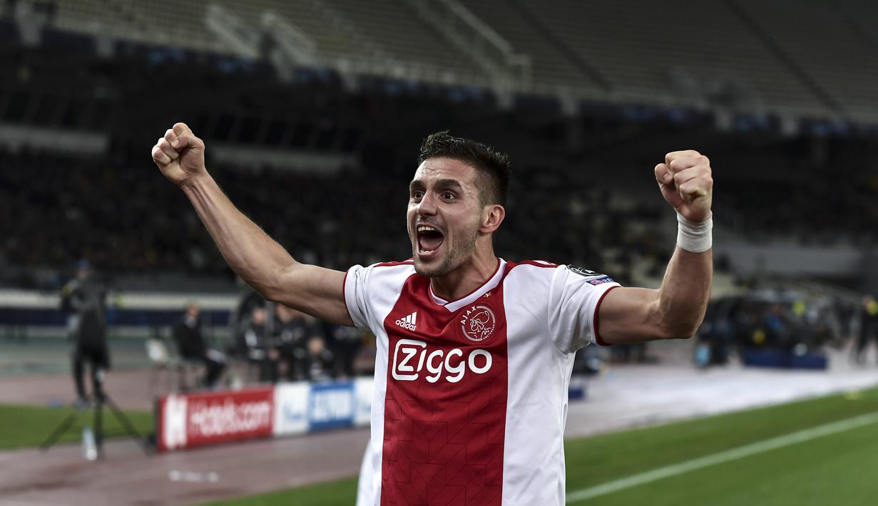 3. Dusan Tadic (Ajax) - 6 gol dan 3 assist (AFP/Aris  Messinis)