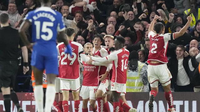 Foto: Perjuangan Pemain Arsenal saat Menolak Kalah di Markas Chelsea