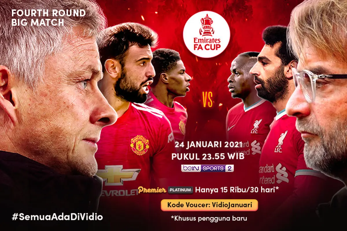 Piala FA Musim 2020-2021 Manchester United vs Liverpool