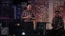 Cagub DKI Jakarta nomor 2, Basuki T Purnama memaparkan visi misi pada debat perdana Cagub DKI Jakarta di Bidakara, Jakarta, Jumat (13/1). Birokrasi bersih adalah yang utama untuk membuat program sosial ekonomi Jakarta. (Liputan6.com/Faizal Fanani)