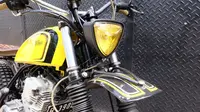 Yamaha Scorpio Scrambler yang mendapat julukan 'Bumblebee' garapan Street Arts Custom telah dibeli Menaker Hanif dari tangan kedua (Street Arts)