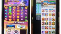 Judi online slot yang digunakan kedua pelaku saat diamankan oleh Satreskrim Polres Paser. (Istimewa)