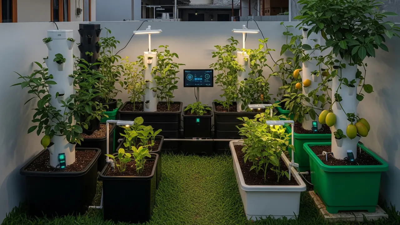 9 Ide Kebun Buah Mini Belakang Rumah Model Urban Farming Modern, Taman Estetis Penuh Hasil